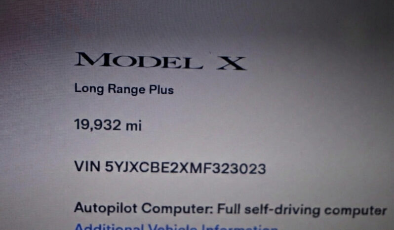 
								2021 Tesla Model X Long Range Plus full									